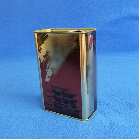 寧夏1升印花方形鐵罐價格