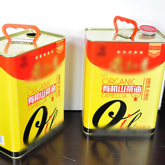 浙江有機(jī)手提山茶油鐵罐包裝