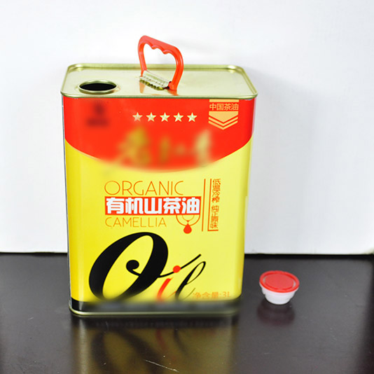 浙江有機(jī)手提山茶油鐵罐包裝