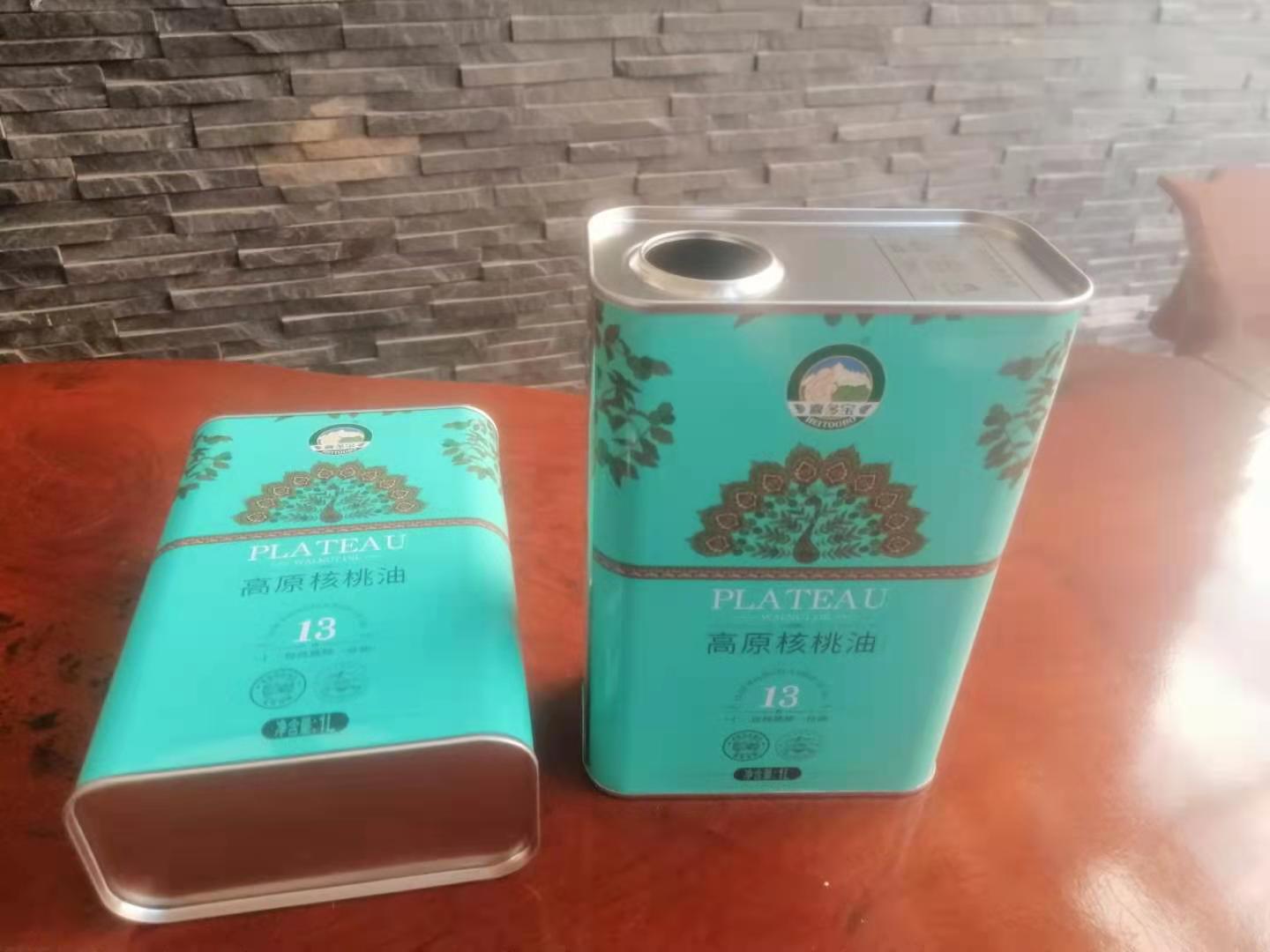 云南哪里做核桃油鐵罐包裝好？云南馬口鐵核桃油桶