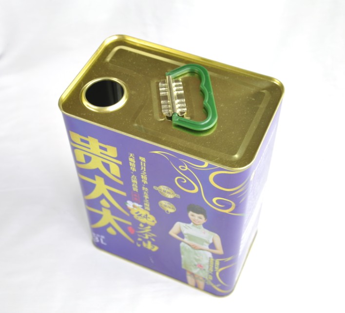 湖南貴太太茶油鐵桶價(jià)格 湖南山茶油鐵罐廠家