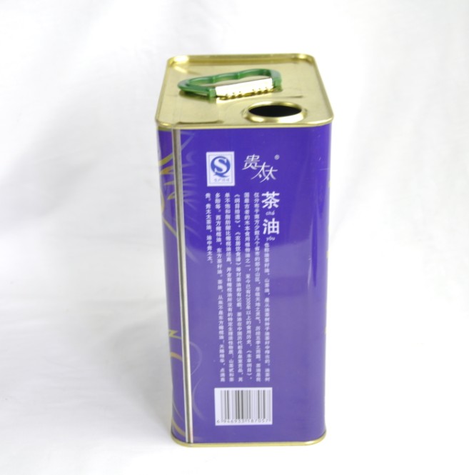 湖南貴太太茶油鐵桶價(jià)格 湖南山茶油鐵罐廠家