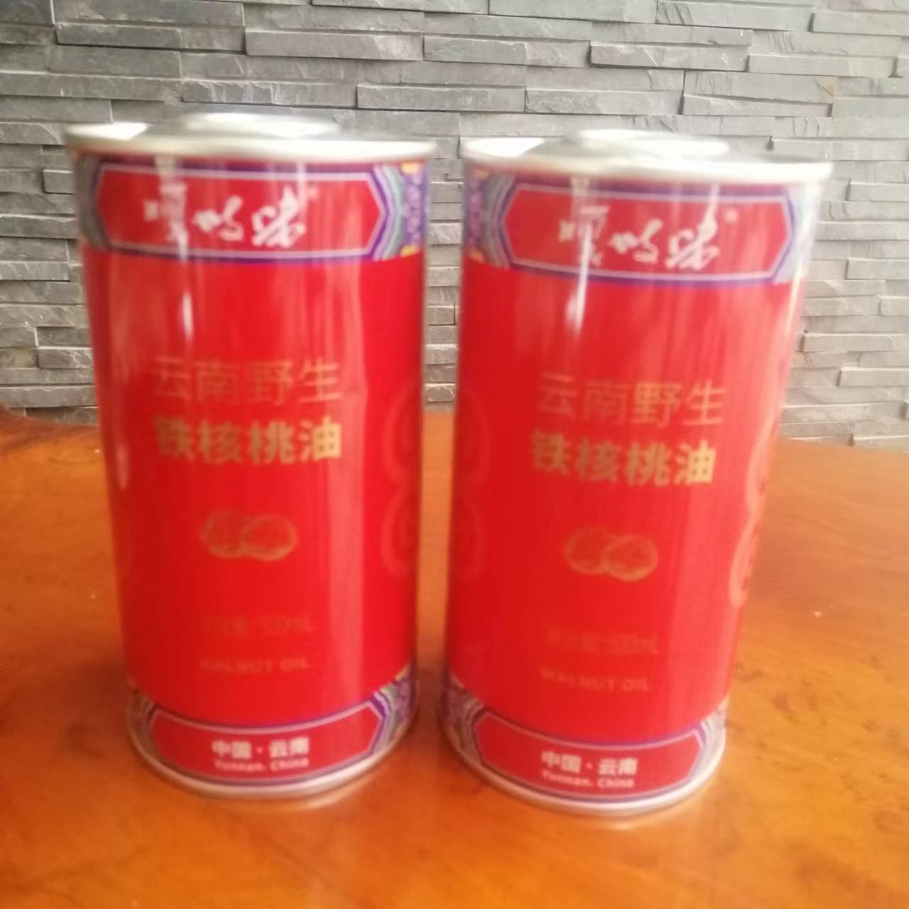 500ML云南鳳慶核桃油鐵罐 云南哪里做核桃油包裝好？