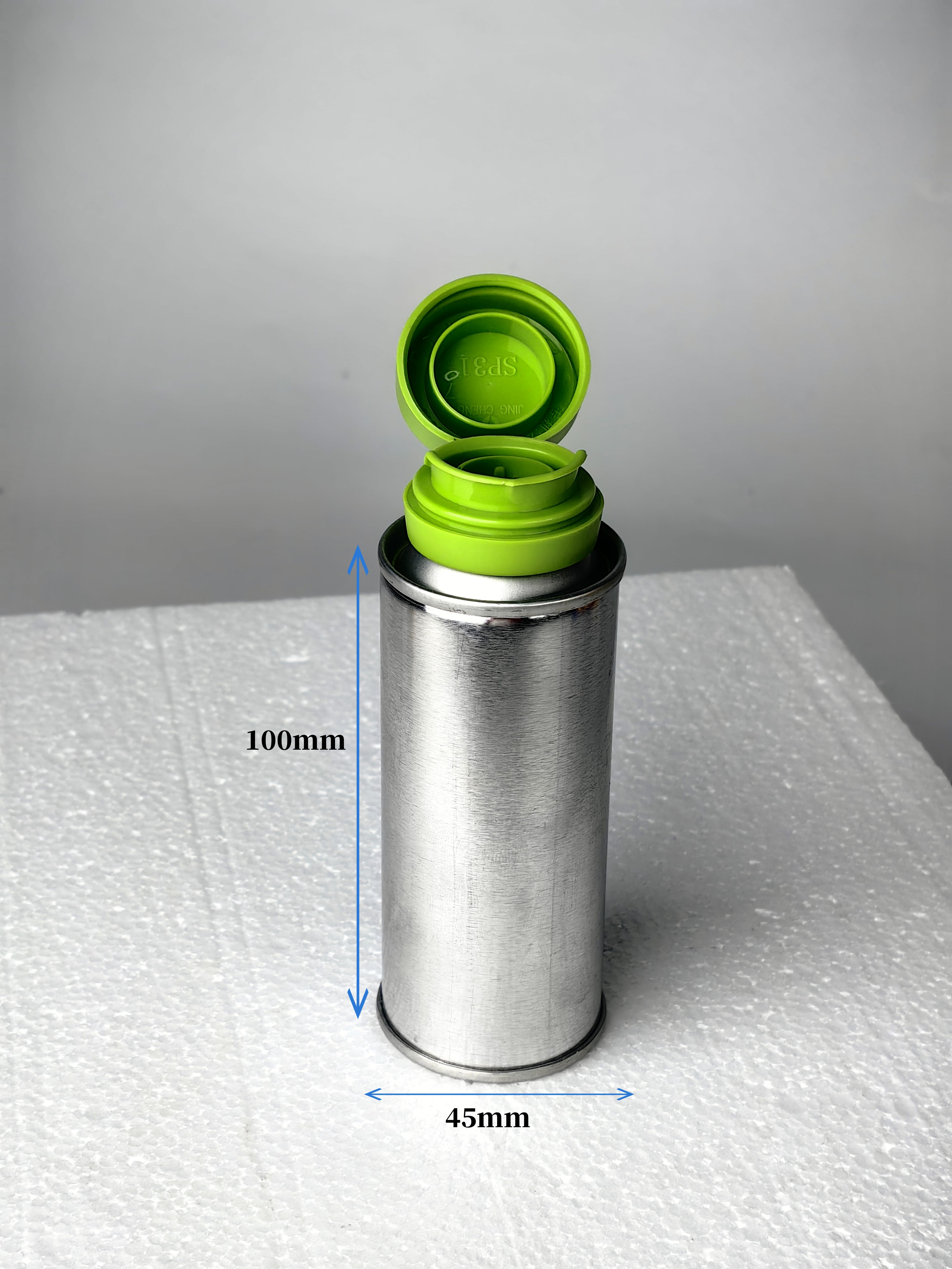 100毫升核桃油圓鐵罐 150毫升亞麻籽油鐵皮瓶